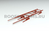 Лестница кровельная для мягкой черепицы и сланца Roofsystems Prestige 400, L=1800 мм, RAL 3009