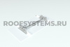 Крепление торцевого ограждения на фальц Prestige Master фальц, RAL 7004