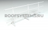 Ограждение кровельное, универсальное Roofsystems Prestige Next, H=900 мм RAL 9010, L=3000 мм