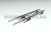 Лестница кровельная для мягкой черепицы и сланца Roofsystems Prestige 600, L=1800 мм, RAL 8019