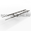 Лестница кровельная, универсальная Roofsystems Prestige 400, L=1200 мм RAL 8019