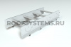 Лестница кровельная маршевая, универсальная Roofsystems Prestige Next, 660 мм, L=1200 мм RAL 7004