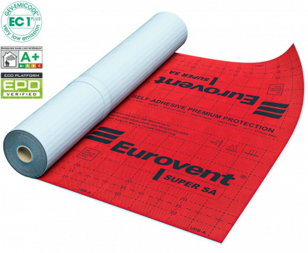 Eurovent SUPER SA UV, 280 г/м² супердиффузионная мембрана 45 м²
