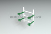 Кронштейн крепления пожарной лестницы к стене Roofsystems, ГОСТ, L=700 мм, RAL 6002