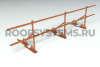 Ограждение кровельное для мягкой черепицы и сланца Roofsystems Prestige, H=600 мм, RAL 8004