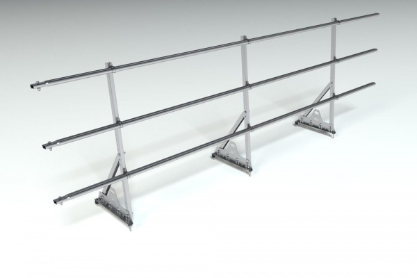 Ограждение кровельное, универсальное Roofsystems Prestige Next, H=900 мм zinc