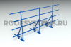Ограждение кровельное для мягкой черепицы и сланца Roofsystems Prestige, H=1200 мм, RAL 5005