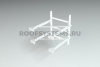 Кронштейн крепления пожарной лестницы к стене Roofsystems, ГОСТ, L=1400 мм, RAL 9010