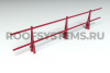 Ограждение кровельное на парапет Roofsystems Prestige, H=600 мм RAL 3011, L=3000 мм