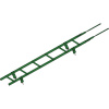 Лестница кровельная, универсальная Roofsystems Prestige 400, L=1800 мм RAL 6002