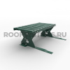 Ступень кровельная для мягкой черепицы и сланца Roofsystems Prestige, RAL 6005