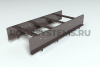 Лестница кровельная маршевая, универсальная Roofsystems Alum Next, 485 мм, RAL 8019