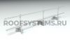 Ограждение кровельное на парапет Roofsystems Prestige с удлинителем, H=600 мм RAL 7004, L=3000 мм
