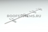 Комплект опор рельса безопасности Prestige композит, 4 шт, RAL 7004