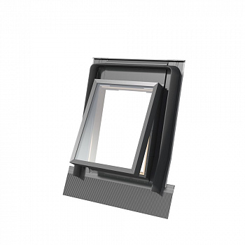 Люк для холодной кровли Rooflite+ 85х85 см FE B400 люк с окладом, однокамерный стеклопакет