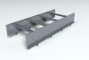 Лестница кровельная маршевая, универсальная Roofsystems Prestige Next, 660 мм, L=1200 мм RAL 7042