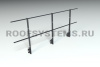 Ограждение кровельное на парапет Roofsystems Promo, H=1200 мм RAL 9005, L=3000 мм