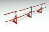 Ограждение кровельное, универсальное Roofsystems Elite Smart, H=600 мм RAL 3009, L=3000 мм