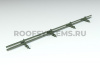 Снегозадержатель для фальцевой кровли Roofsystems Alum Master фальц, 4 опоры, 2 трубы, круг Ø32 мм, RAL 6020