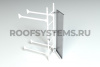 Ограничитель доступа стеновой лестницы Roofsystems Prestige, 600 мм, цинк