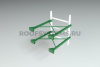 Кронштейн крепления пожарной лестницы к стене Roofsystems, ГОСТ, L=1300 мм, RAL 6002