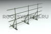 Ограждение кровельное для мягкой черепицы и сланца Roofsystems Prestige, H=1200 мм, RAL 6020