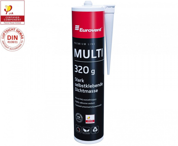 Eurovent MULTI, для склеивания пароизоляции, клей, 310 мл
