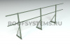 Ограждение кровельное для фальцевой кровли Roofsystems Econom фальц, H=900 мм RAL 6020, L=3000 мм