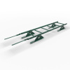 Лестница кровельная для композитной черепицы Roofsystems Prestige 600 композит, L=1800 мм RAL 6005