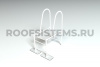 Парапетный мостик Roofsystems Prestige, H=400 мм, L=800 мм RAL 9010