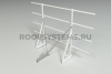 Усилитель ограждения Prestige Next, овал 45х25 мм, RAL 7004