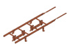 Лестница кровельная Roofsystems Prestige 600 Master фальц, L=1800 мм RAL 8004