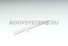 Снегозадержатель для фальцевой кровли Roofsystems Alum Master фальц, 2 опоры, 2 трубы, круг Ø32 мм, RAL 9010