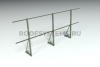 Ограждение кровельное для фальцевой кровли Promo Smart фальц, H=1200 мм RAL 6020, L=3000 мм