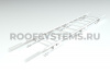 Лестница кровельная для натуральной черепицы Roofsystems Prestige 600 натур, L=3000 мм, RAL 9010