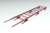 Лестница кровельная для мягкой черепицы и сланца Roofsystems Prestige 600