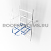 Дверца экрана пожарной лестницы Roofsystems, ГОСТ, RAL 5005