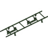 Лестница кровельная для фальцевой кровли Roofsystems Elite 400, L=1800 мм RAL 6020