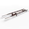 Лестница кровельная Roofsystems Prestige 600 Master фальц , L=1800 мм RAL 8017