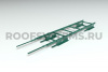 Лестница кровельная для композитной черепицы Roofsystems Prestige 400 композит, L=1800 мм RAL 6005
