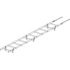 Лестница кровельная, универсальная Roofsystems Prestige 600, L=3000 мм RAL 9010
