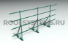 Ограждение кровельное для мягкой черепицы и сланца Roofsystems Prestige, H=1200 мм, RAL 6005