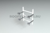 Кронштейн крепления пожарной лестницы к стене Roofsystems, ГОСТ, L=700 мм, цинк