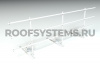 Ограждение кровельное для мягкой черепицы и сланца Roofsystems Prestige, H=900 мм, RAL 9010