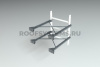 Кронштейн крепления пожарной лестницы к стене Roofsystems, ГОСТ, L=900 мм, RAL 7024