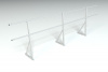 Ограждение кровельное для фальцевой кровли Roofsystems Econom фальц, H=900 мм RAL 9003, L=3000 мм