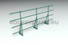 Ограждение кровельное для фальцевой кровли Roofsystems Alum Master фальц, H=1200 мм, RAL 6005