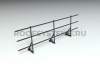 Ограждение кровельное для фальцевой кровли Roofsystems Alum Master фальц, H=900 мм, RAL 9005