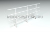 Ограждение кровельное, универсальное Roofsystems Alum Next, H=1200 мм, RAL 9010