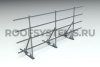 Ограждение кровельное для мягкой черепицы и сланца Roofsystems Prestige, H=1200 мм, RAL 7024